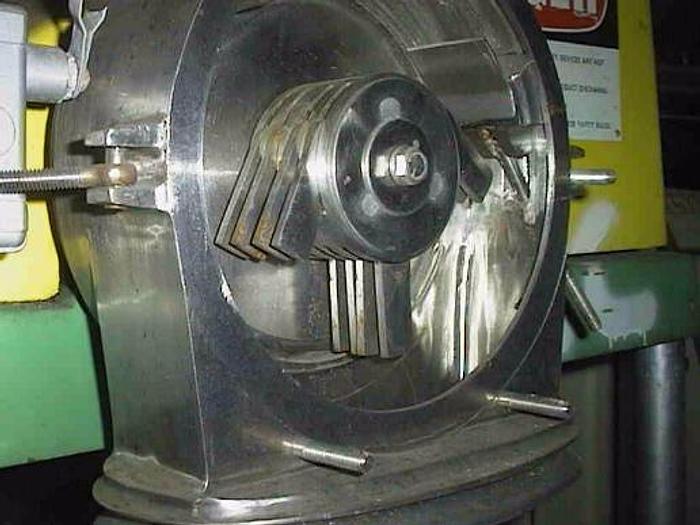 Used Mill, Fitz, Homoloid, S/st, 2 HP, Mdl JT, Less Face Plate #S472036