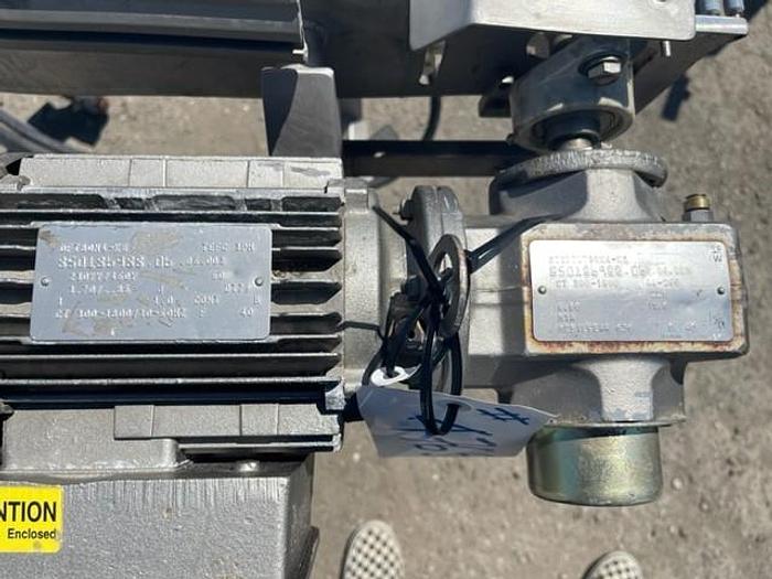 Used 90 Degree Table Top Chain Conveyor