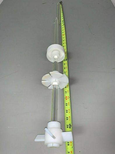 Used Chemglass 20 Liter Jacketed Glass Reactor w/ Chemglass Digital Overhead Stirrer