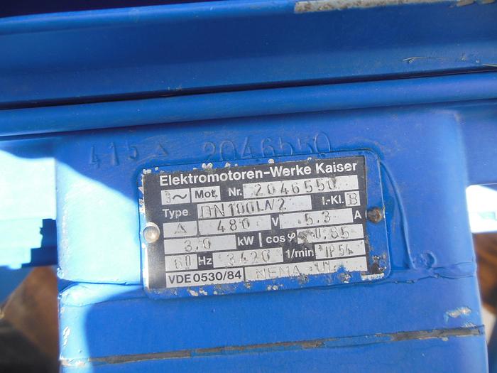 Used Pump, Centrif., 4 HP, S/st, Hilge (2) #S742539