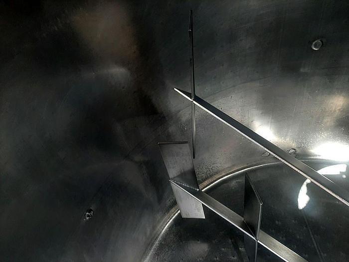 Used 600 GALLON CREMERY PACKAGE MIX TANK - S/S - JACKETED