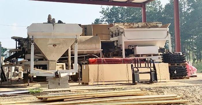 Used Voeller Cyclo Pan Mixer Portable Concrete Batch Plant