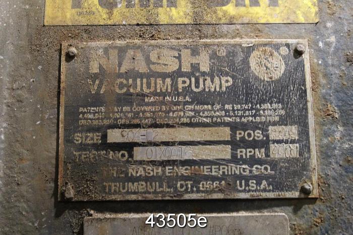 Used Nash 904 L2 Vacuum Pump #43505