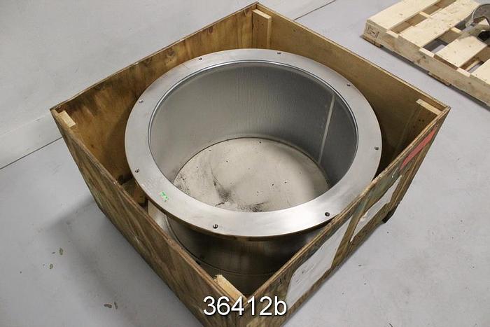 Unused Black Clawson Ultra II Pressure Screen Basket, By Andritz Fiedler (Drill-Tec Series) #36412