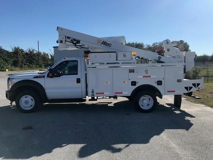 Used 2014 Ford F550 Altec AT40-M 45ft Material Handler Bucket Truck - C86738
