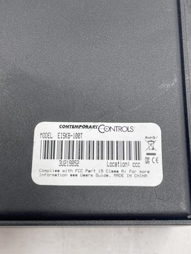 Used Contemporary Controls EISK8-100T