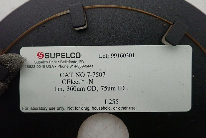Used (2) Supelco 7-7507 CElect-N, 360µm OD, 75µm ID Capillary Electrophoresis Columns