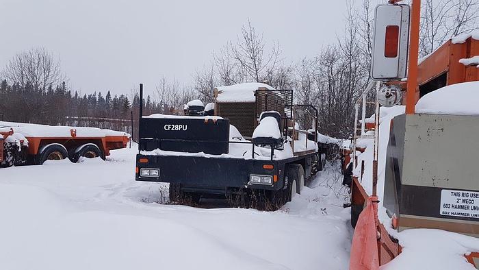 Used 1998 Frontier 4 Axle Carrier Style Oilfield Pump / Kill Truck Chassis