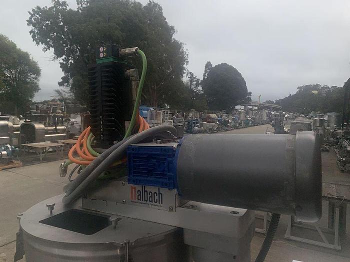 Used Filler, Auger, Nalbach, Mdl NAF-1000, S/st, 1-Head, Conveyor #S744326