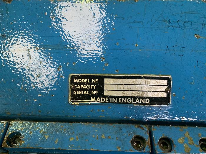 Used Walton 1000mm x 1.5mm box and pan folder
