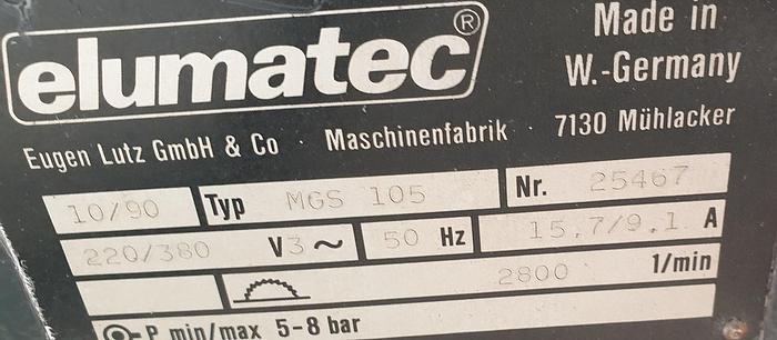 Gebraucht Aluminiumsäge Elumatec MGS 105