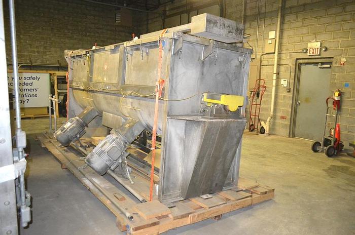 Used 120 CU. FT. S. HOWES RIBBON BLENDER – S/S – 40 HP (#9483)