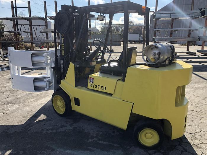 Used 12,000 POUND HYSTER ROLL CLAMP TRUCK MODEL S120XLS