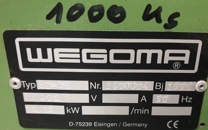 Gebraucht Doppelgehrungssäge Wegoma SD 25 mit Beckhoffsteuerung