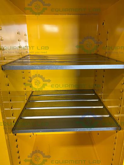Used Justrite  25602 60 Gallon Flammable Cabinet w/ Soft Close Doors
