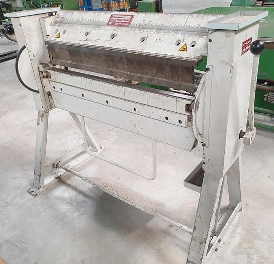 Gebraucht Schwenkbiegemaschine Schröder ASK II 1000 x 2