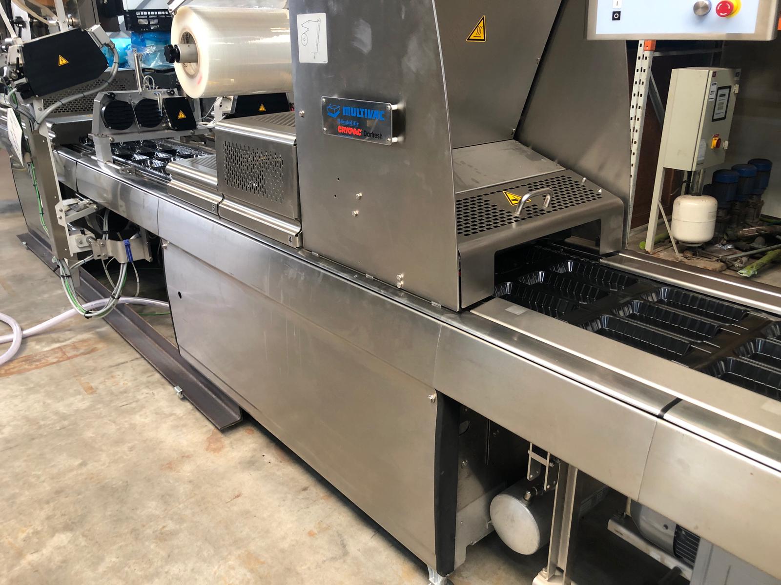 Used Multivac R275cd skin-pack thermoformer