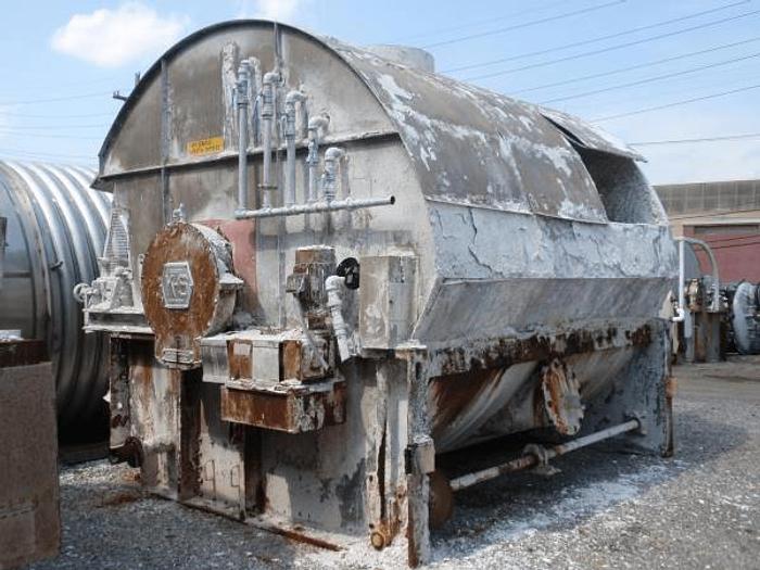 Used 8 FT. X 10 FT.  K-S ROTARY VACUUM FILTER – S/S