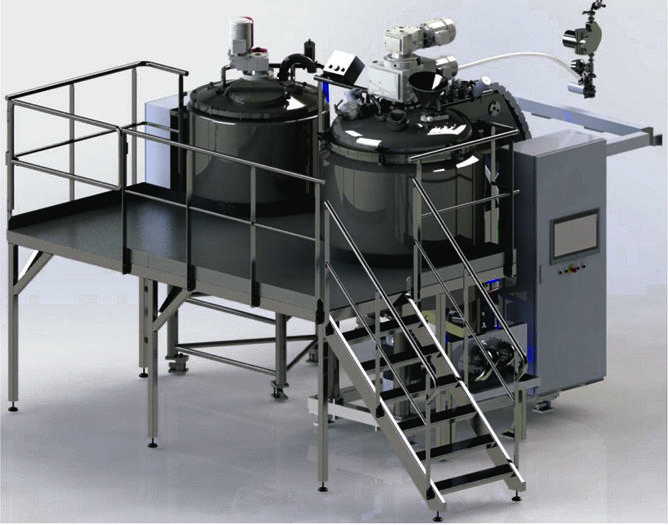 VMI 600 Liter VMI Misceo Vacuum Homogenizer Mixer (#9850)