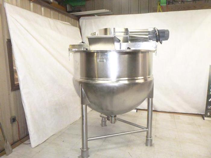 Used Lee Industries Kettle w/Dual Motion Scrape Surface Agitation; Md#300D9MS; 300G