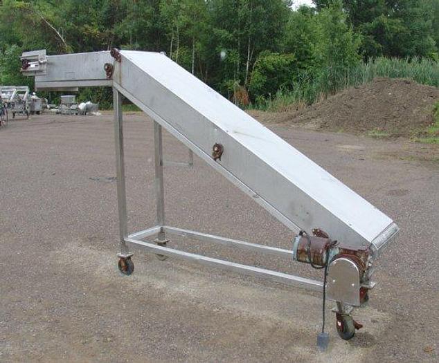 Used United Stainless Welding Co. Incline Conveyor