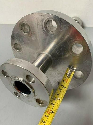 Used Viraj India Stainless Steel Spray Ball w/ 4" & 8" Flange Fittings