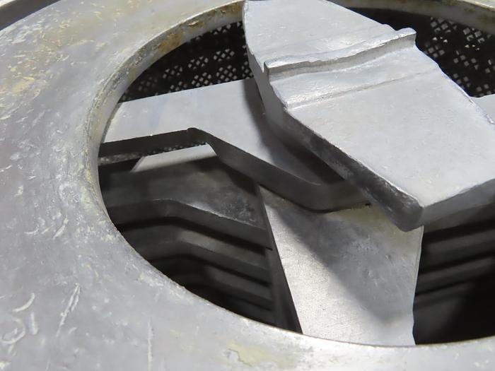 Used 100 HP RIETZ DISINTEGRATOR - S/S - WITH SPARE SCREENS