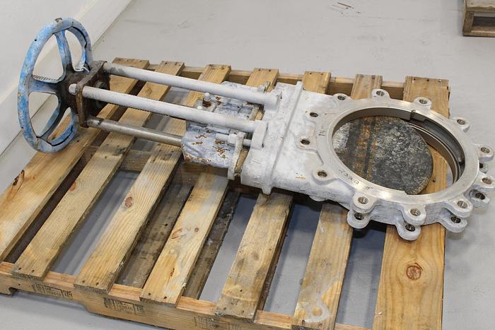 Used True Line 14" Hand Operated Knife Gate Valve #43964