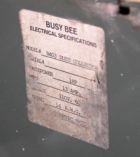 Used *SOLD* Dust Collector - Busy Bee B403