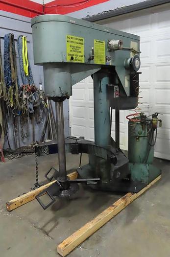 Used 60 HP SCHOLD CO-AXIAL HIGH SPEED DISPERSER WITH SLOW SPEED SWEEP