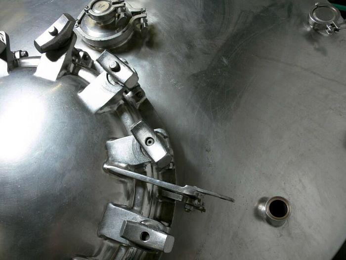 Used DCI 500 Gallon Stainless Steel Single Walled Tank/ Reactor / Pressure Vessel