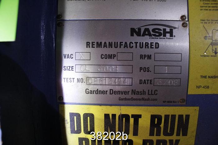 Used Nash CL3001 Vacuum Pump #38202