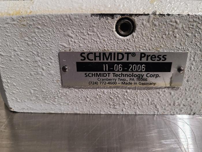 Used Schmidt German made Arbor Press=4