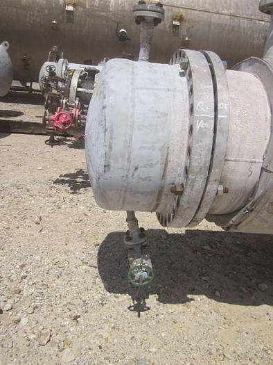 Used Used Sistersville Tank Works Incorporated approximately 745 square foot 316L stainless steel Shell and Tube Heat Exchanger