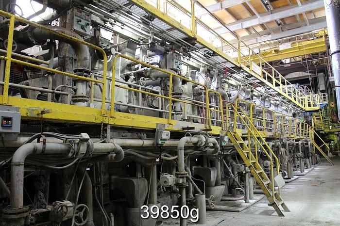 Used Kobayashi Ultra Former Wet End, 8 Cylinders, 176"x72" Diameter #39850