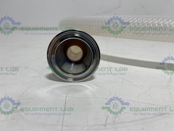 Used Saint Gobain 23035763 Pure Fit 96" Hose w/ 3/4" to 1 1/2" Sanitary Fitting 90PSI 23035763 Pure Fit 96" Hose w/ 3/4" to 1 1/2" Sanitary Fitting 90PSI