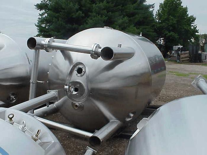 Used 1500 GALLON WAUKESHA CHERRY BURRELL REACTOR – T-316L S/S – 45/FV/150 PSI