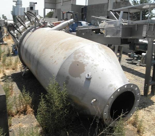 Used Dust Collector, Baghouse, 250 SF, S/st, Pulse-Jet, #S741215