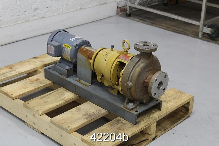 Used Aurora 351-28 1x1.5x6 Pump, Stainless Steel Casing #42204