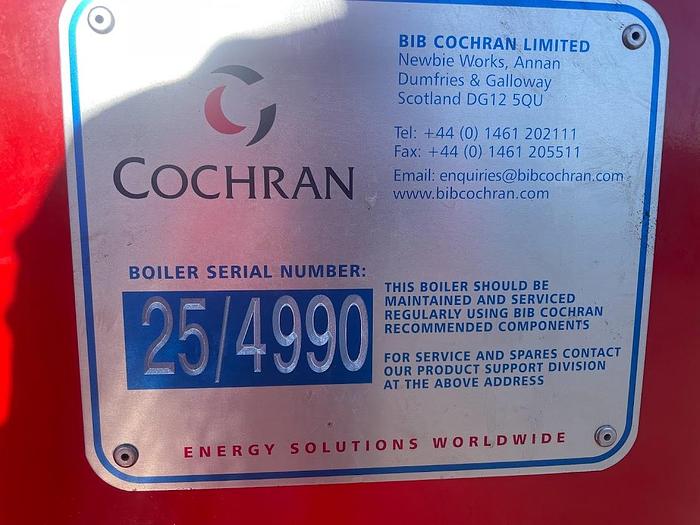 Very good used COCHRAN STEAM BOILER