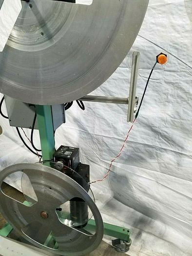 Used Rapid Motorized Double Reel paper Inter-Leaf Stock Coiler Payoff Stamping Feed