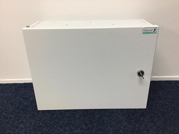 Used Bristol Maid Wall mounted drug cabinet with key