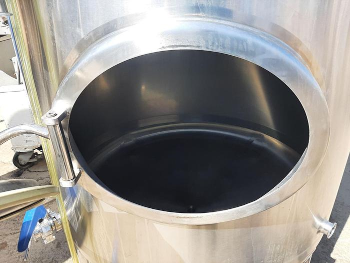 Used Tank, 465 Gallon, S/st, DT/DB, 15 BBL Brite Tank #S744755