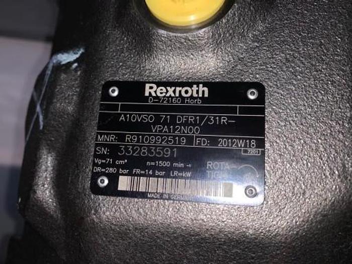 Bosch Rexroth A10VSO 71 DFR1/31R-VPA12N00 Hydrauli