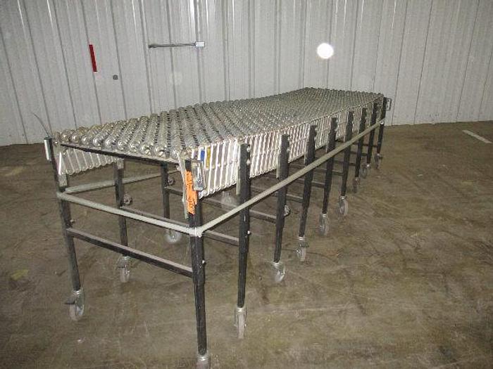 Used BEST-FLEX 30 INCH TELESCOPING PORTABLE ROLLER CONVEYOR
