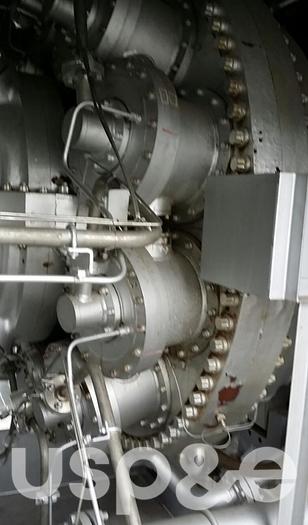 Used 34 MW 2011 Used Mitsubishi-Hitachi H25 Natural Gas Turbine Generator Set