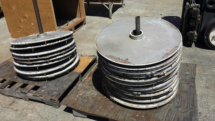 Used Filter, Pressure Leaf, 120 SF, Jkt, 316L S/st, Schenk, VTHL #S740473