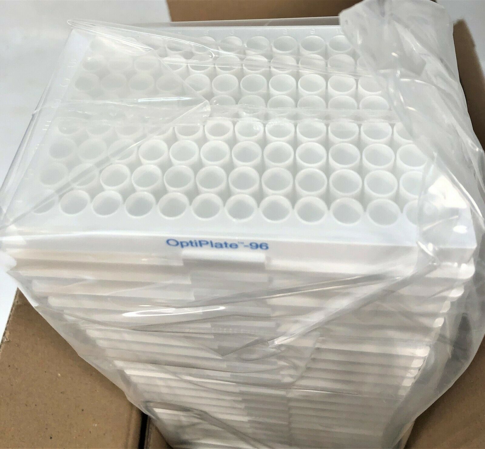 New open box Perkin Elmer OptiPlate-96 Microplates (Lot of 73)