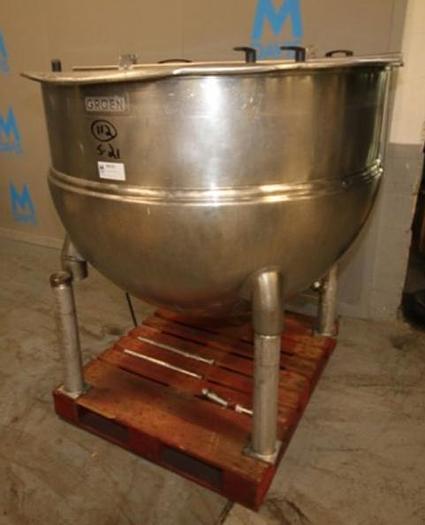STEAM KETTLES:  SELF CONTAINED, STATIONARY, TILTING, COOKER MIXER, DIRECT STEAM, ELECTRIC, GAS, NEW & USED !