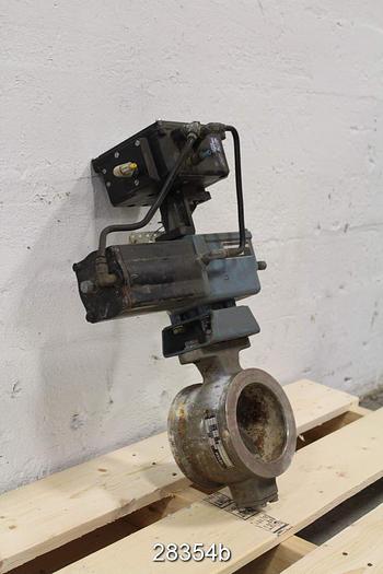 Used Neles Jamesbury R1LA-100AL 4.5" V-Ball Valve #28354